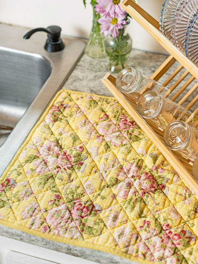 April Cornell Apple Blossom Drying Mat