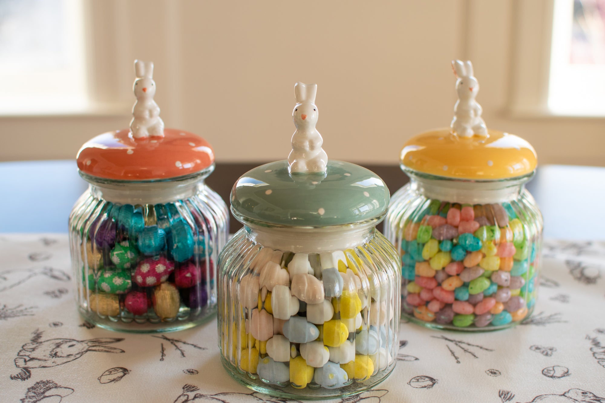 Bunny Candy Jars