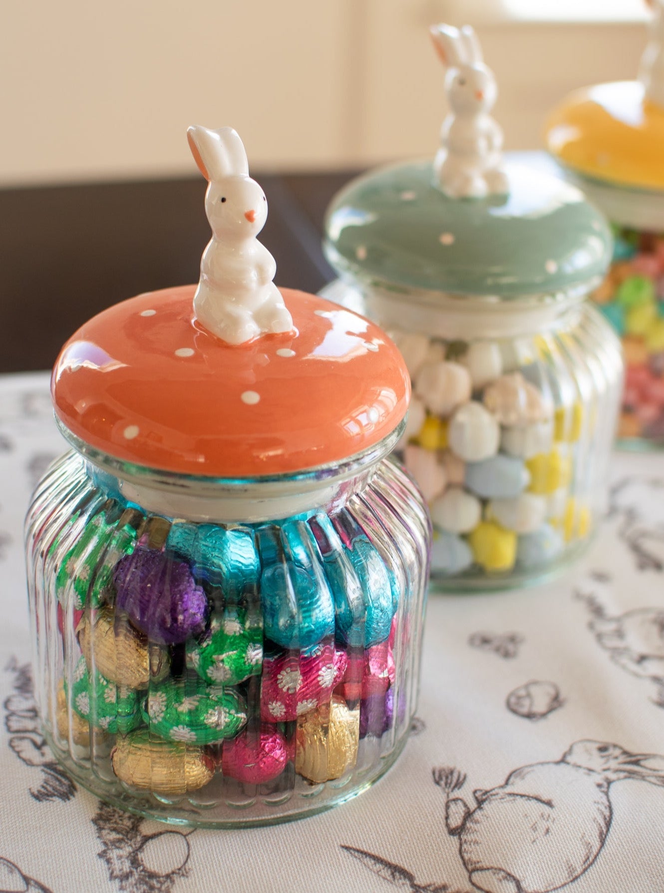Bunny Candy Jars