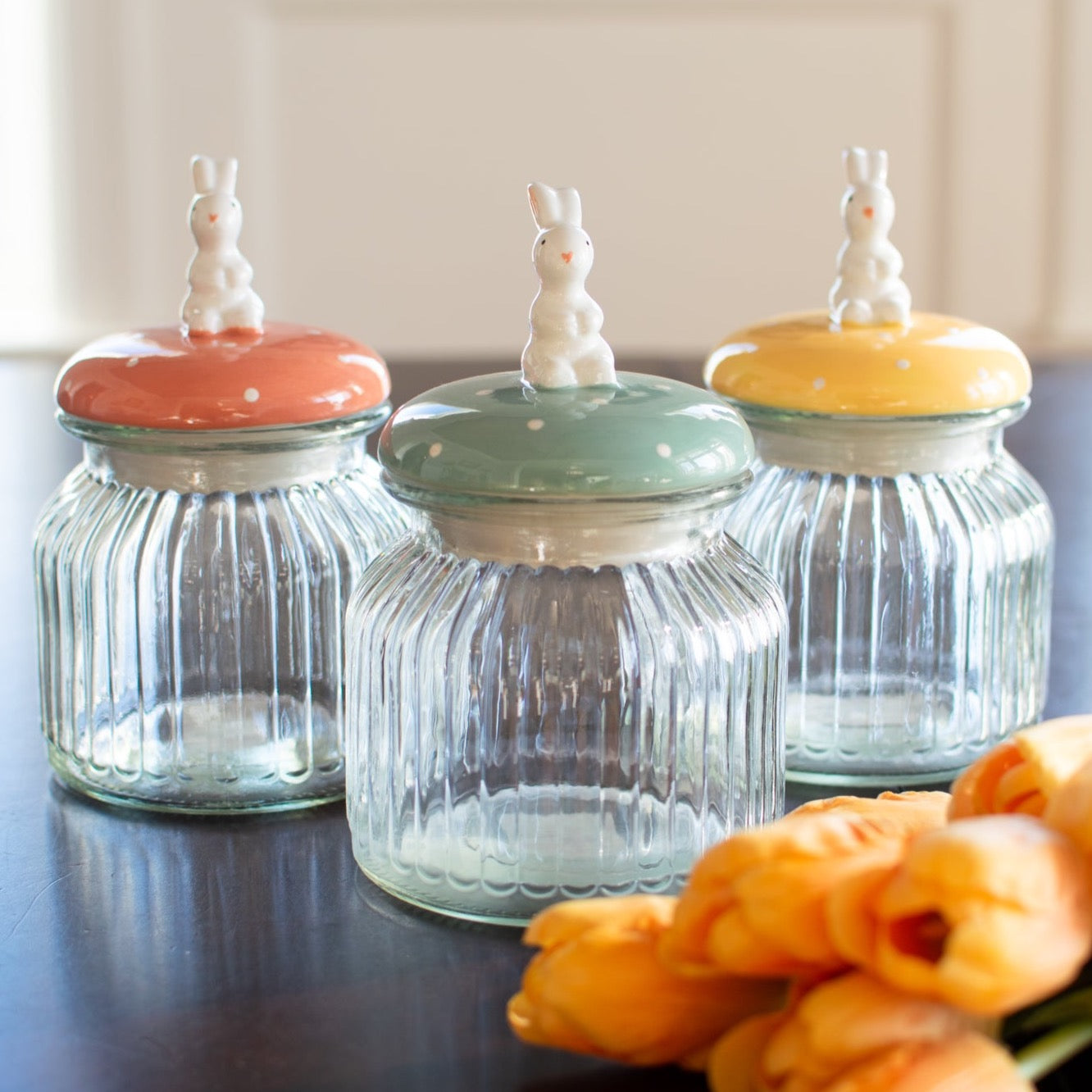 Bunny Candy Jars