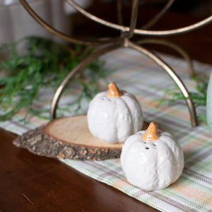 Harvest Pumpkin Salt and Pepper Shakers