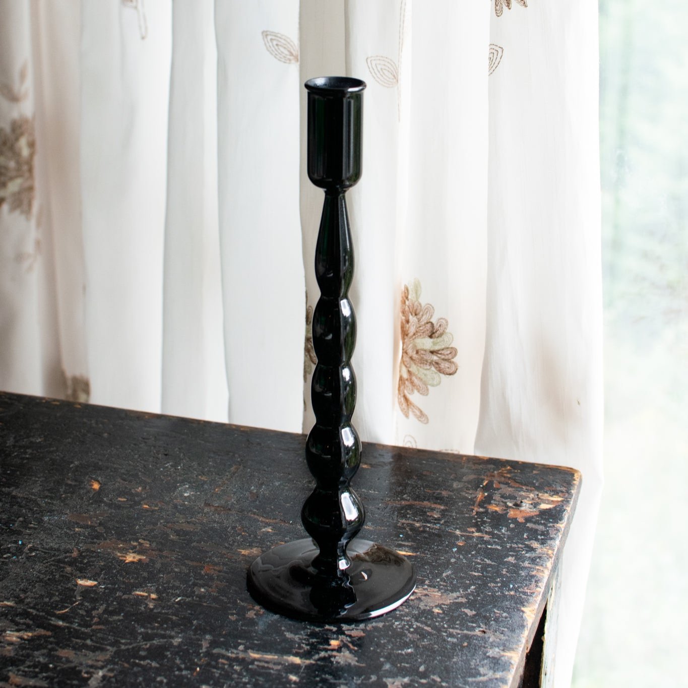 Carina Candle Holder - Black