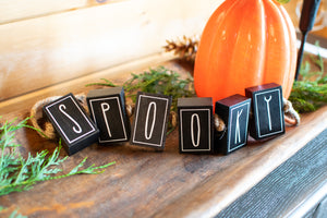 Halloween Rope Block Decor