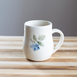 Newfoundland Blueberry Pottery Mug - Handcrafted - Imagine that Pottery