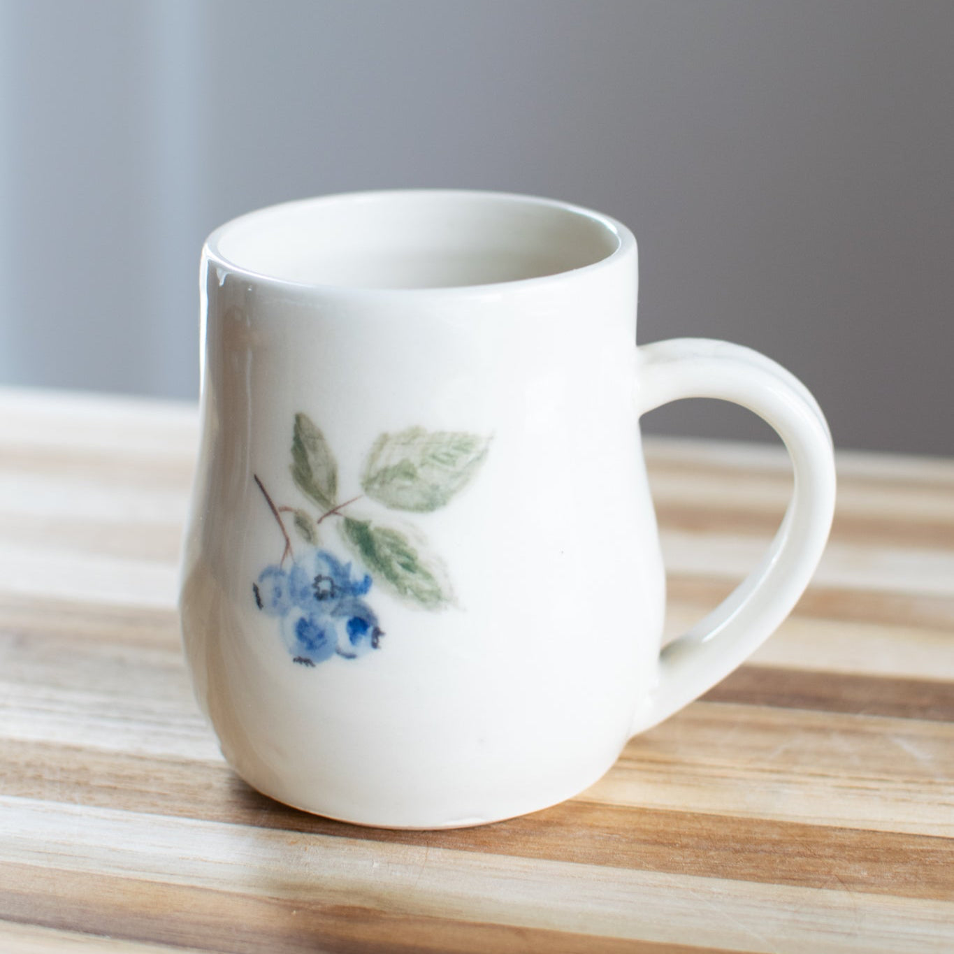 Newfoundland Blueberry Pottery Mug - Handcrafted - Imagine that Pottery