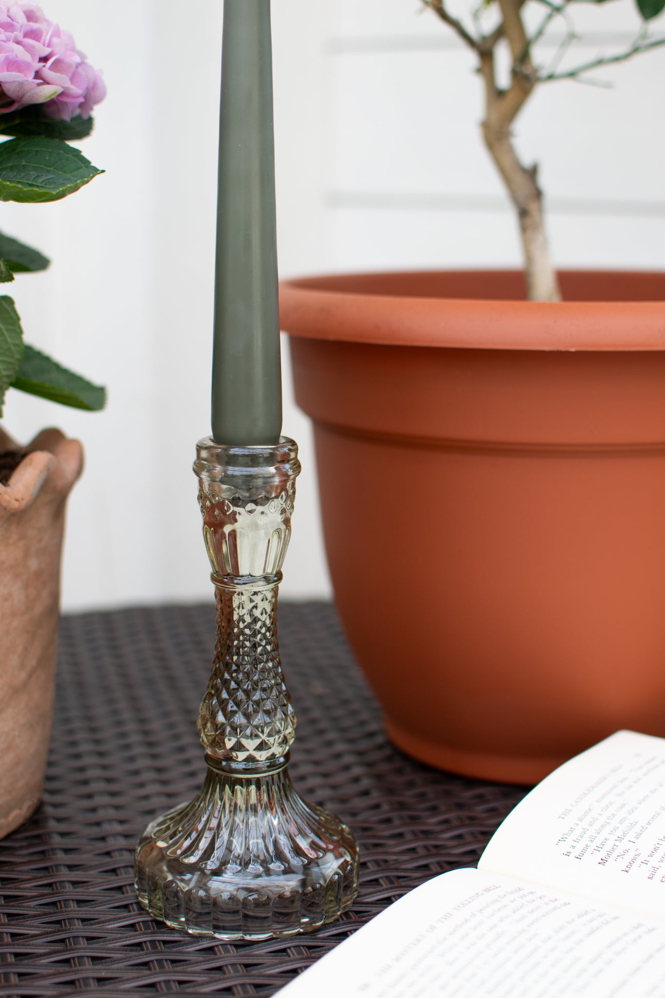 Palazzo Candle Holder - Moss