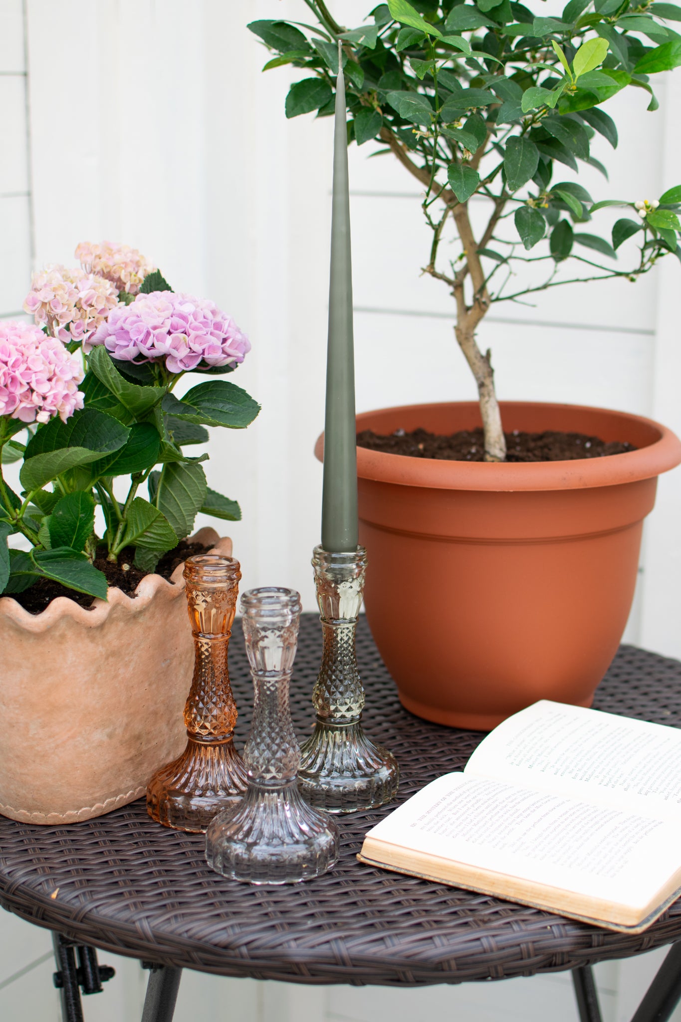 Palazzo Candle Holder - Amber