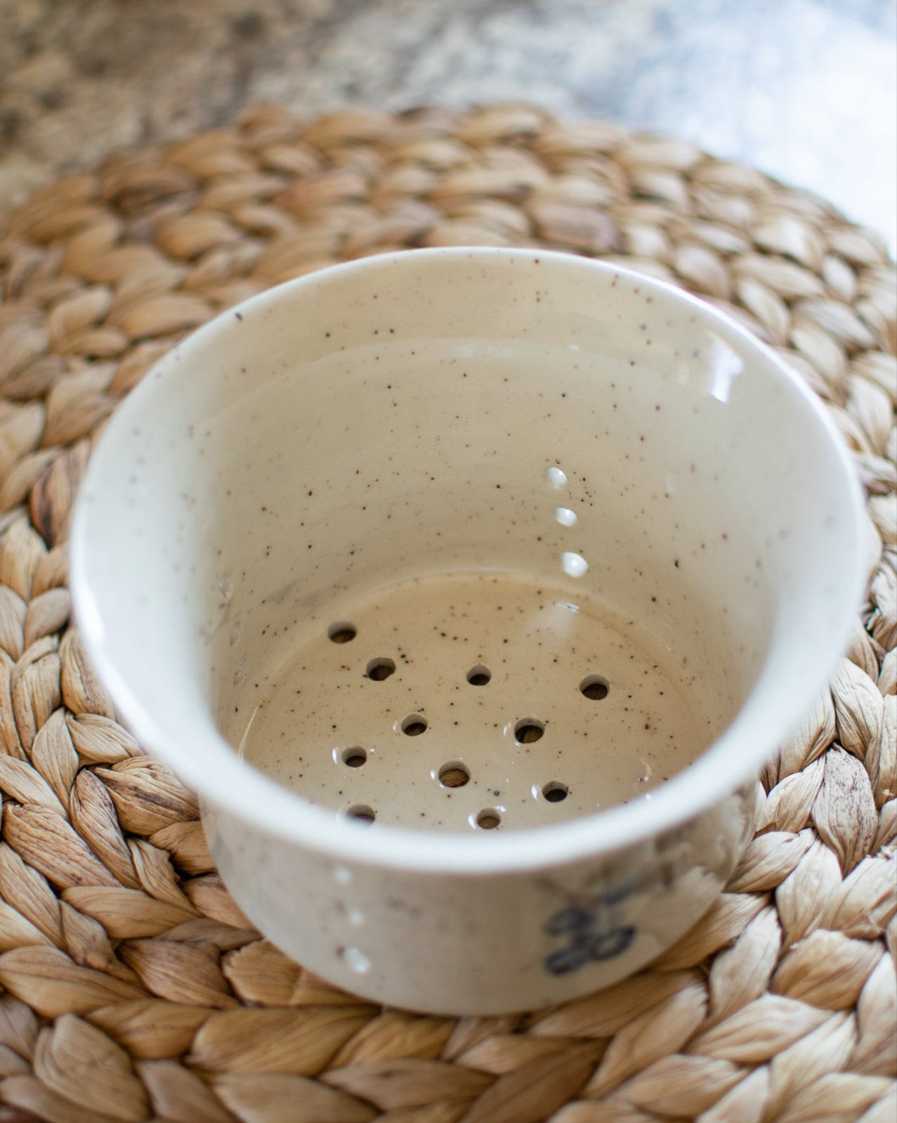 Blueberry Glen Berry Colander - Handcrafted Pottery