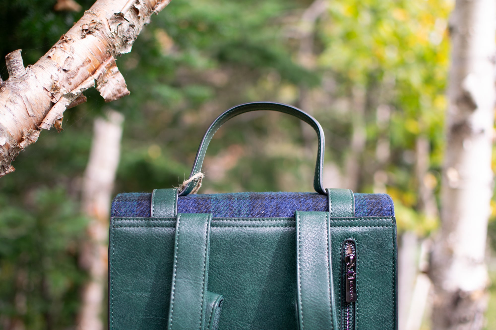 The Carloway Backpack - Black Watch Tartan
