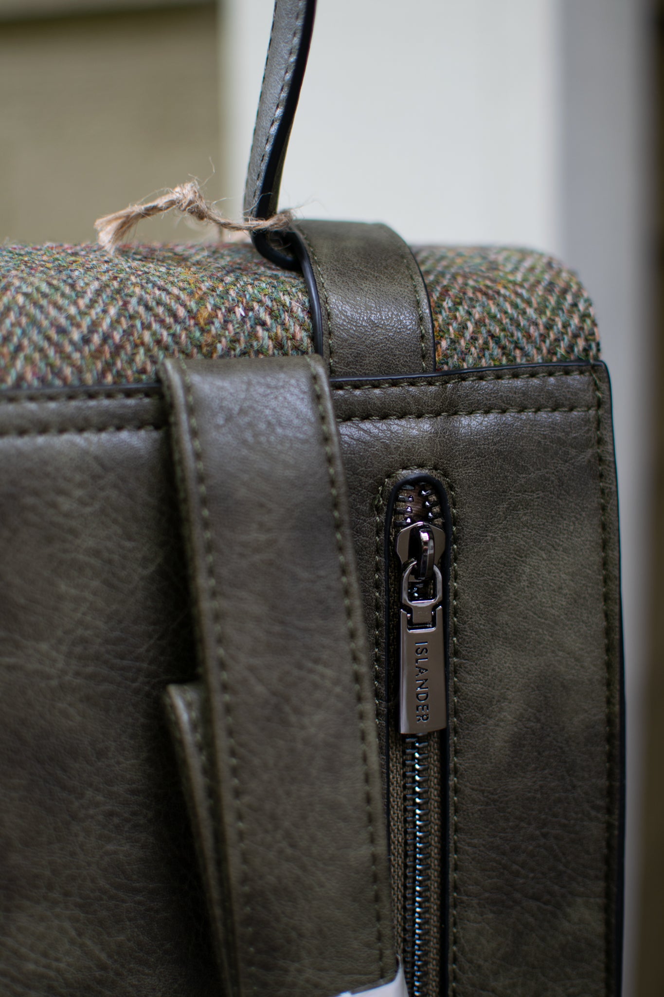 The Carloway Backpack - Chestnut Herringbone