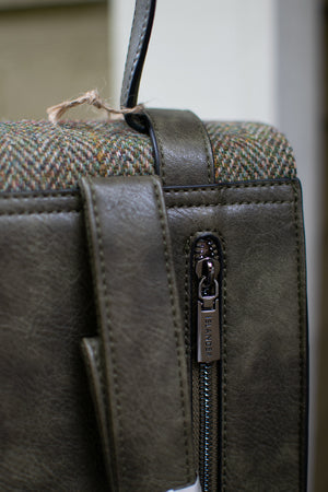 The Carloway Backpack - Chestnut Herringbone