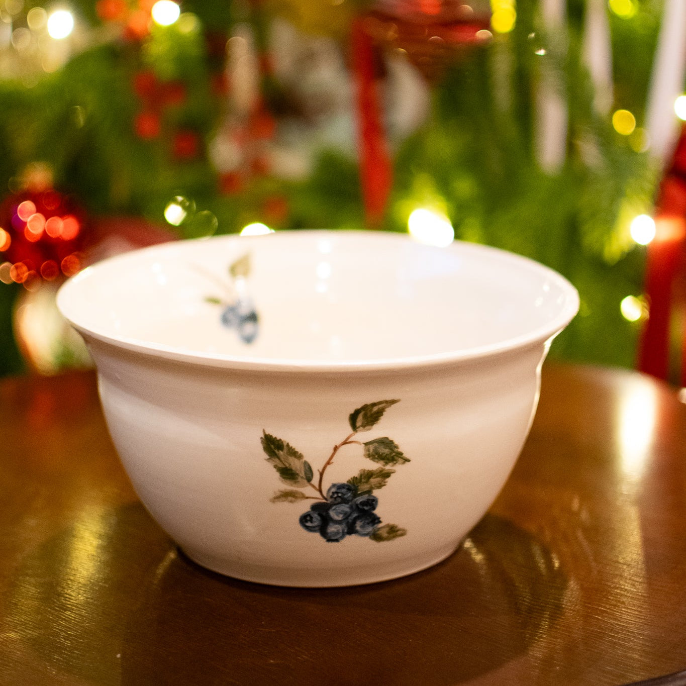 Berry Patch Morning Mixing Bowl - Handcrafted Pottery