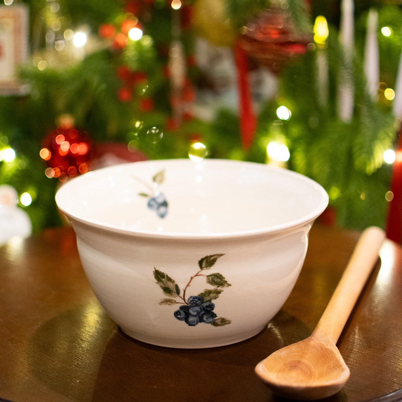 Berry Patch Morning Mixing Bowl - Handcrafted Pottery