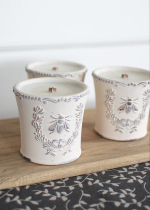 Manorcrest Wood Wick Candle