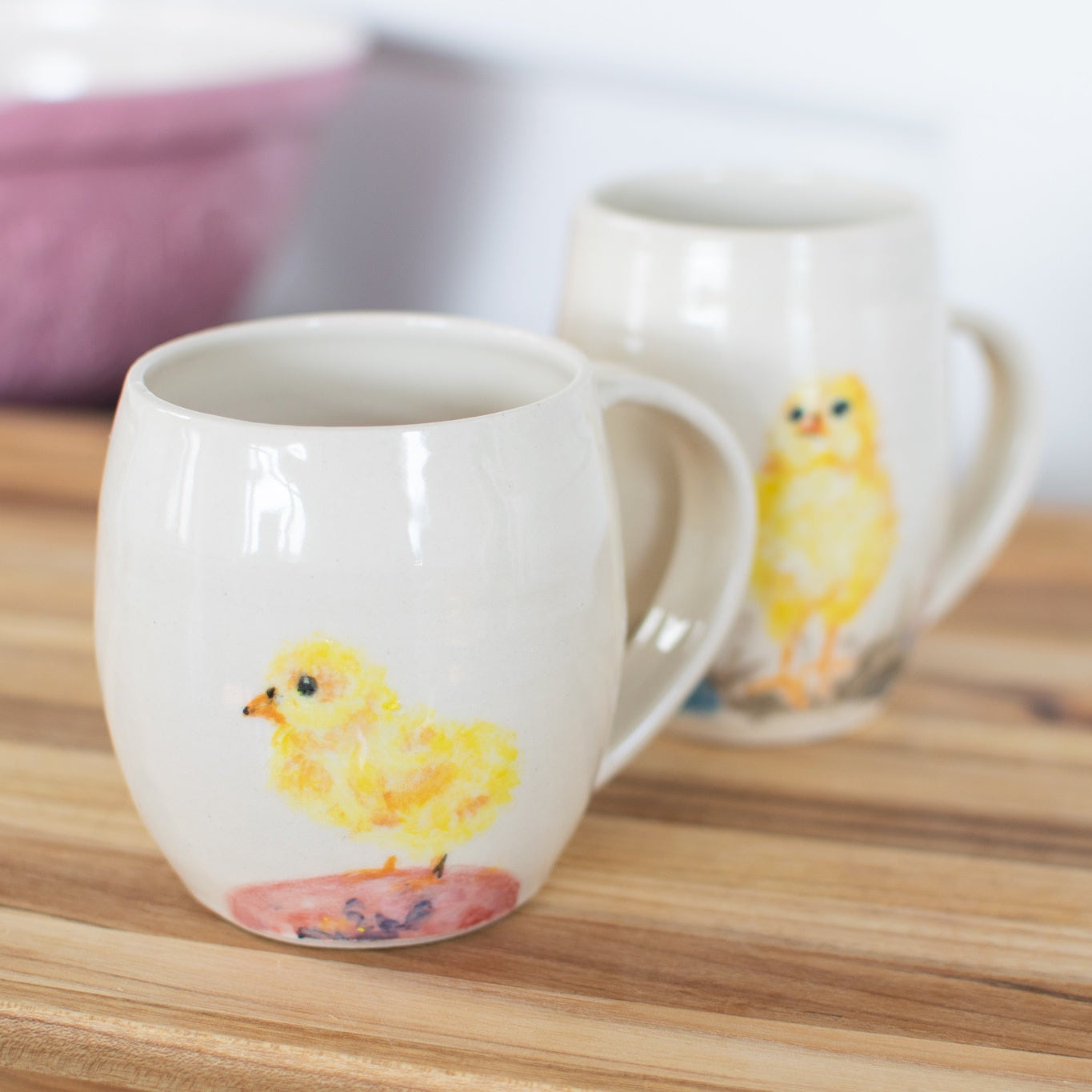 Little Hatchling – Hand-Painted Pottery Mug