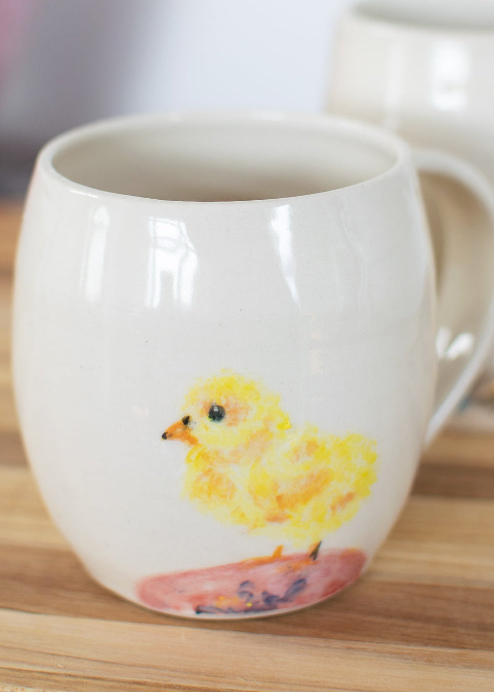 Little Hatchling – Hand-Painted Pottery Mug