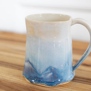 Rippled Waves - Handcrafted Pottery Mug