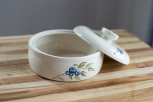 Blueberry Bakehouse Brie Baker - Handcrafted Pottery