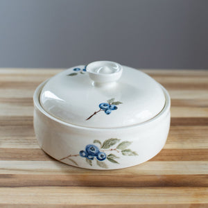 Blueberry Bakehouse Brie Baker - Handcrafted Pottery