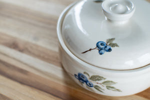 Blueberry Bakehouse Brie Baker - Handcrafted Pottery