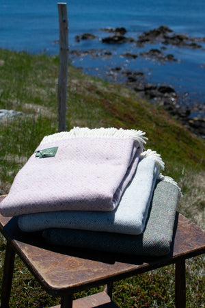 Pure Wool Blanket - Donegal (Bottle Green)