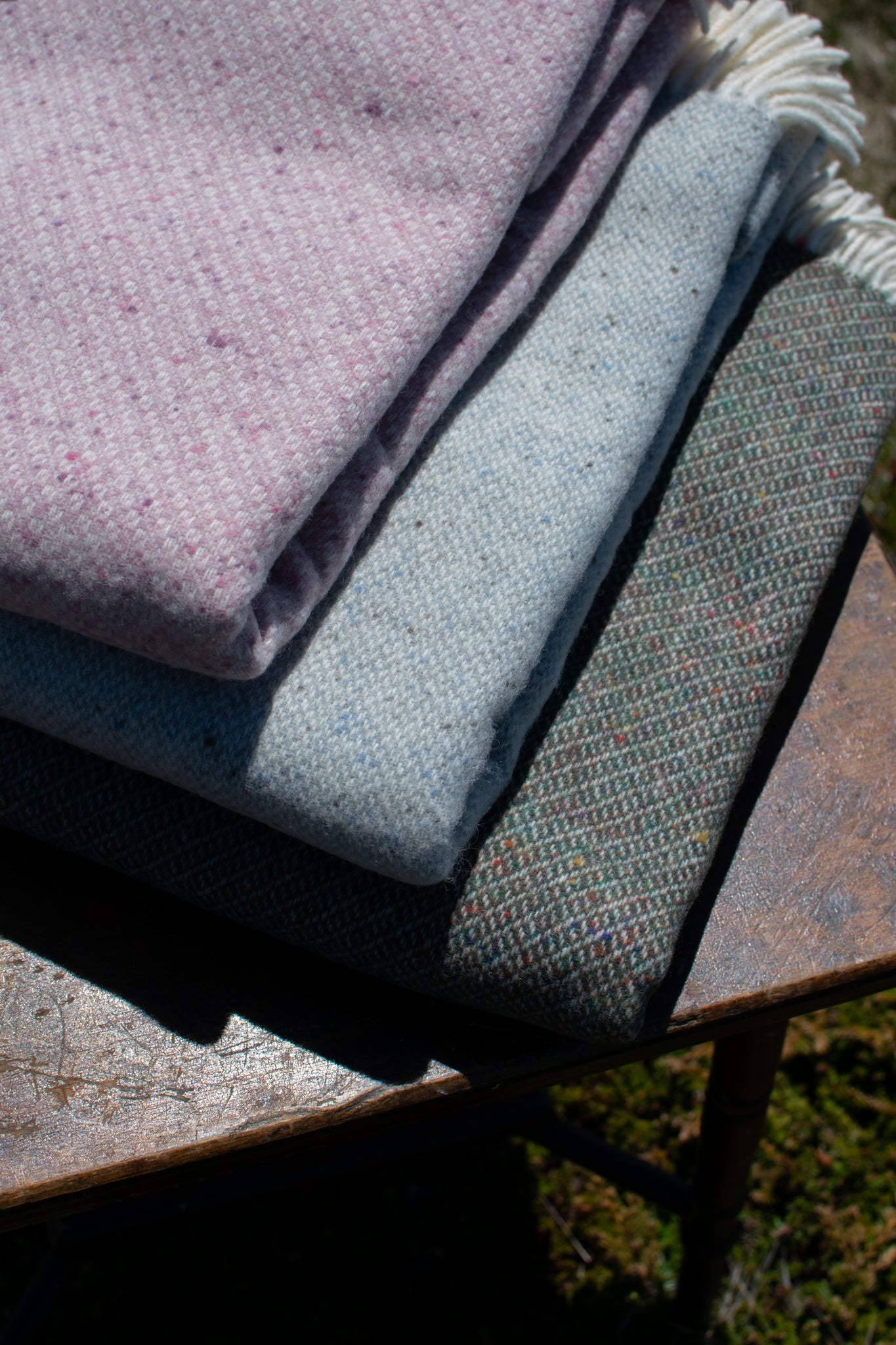 Pure Wool Blanket - Donegal (Bottle Green)