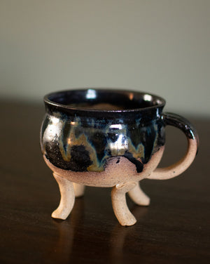 Midnight Cauldron Pottery Mug