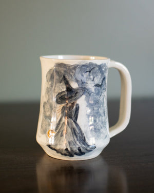 Night Witch Pottery Mug