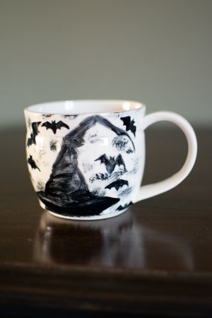 Bats in the Belfry Pottery Mug