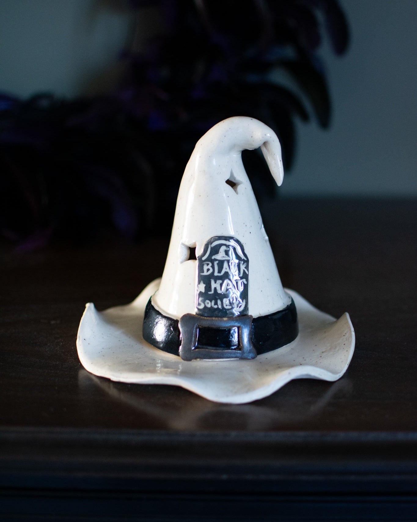 The Black Hat Society - Witch Hat Luminary