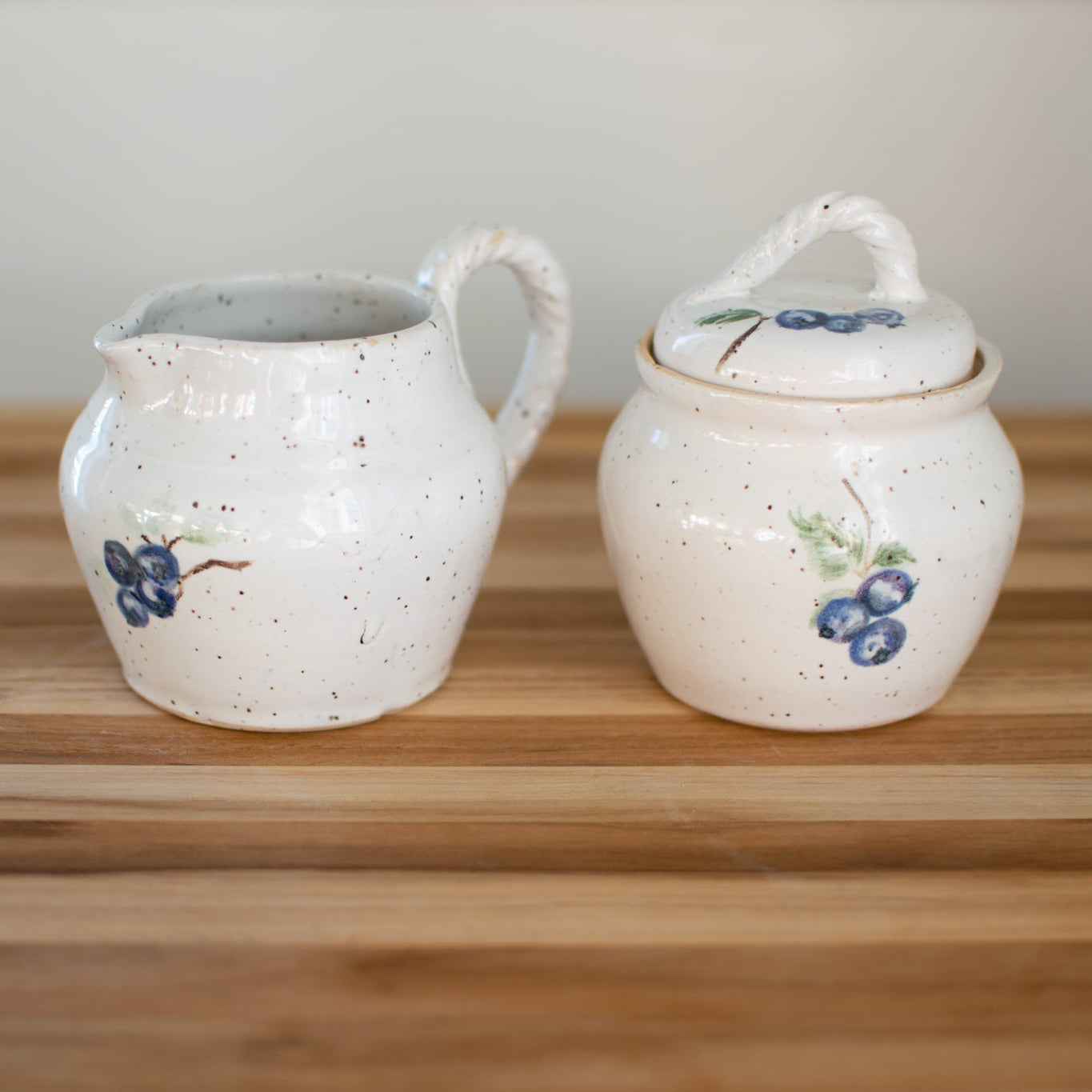 Blueberry Brunch – Cream & Sugar Set