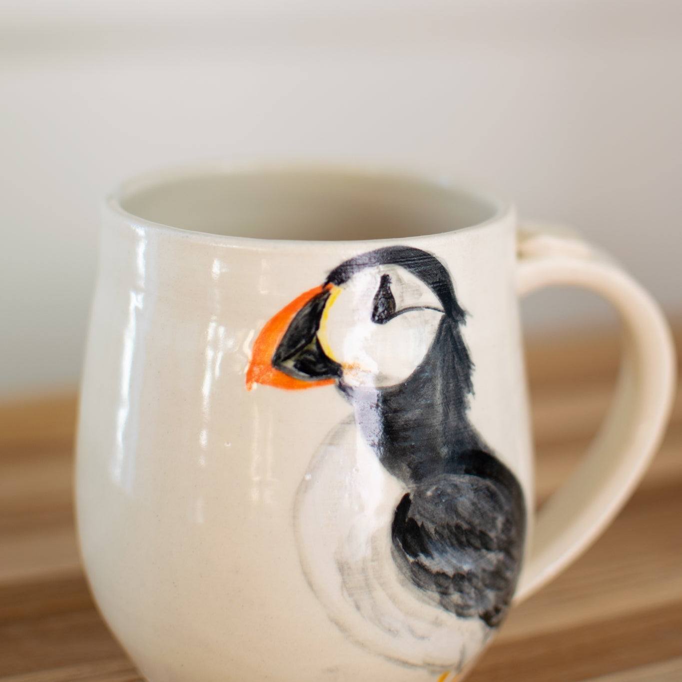 Tuckamore Watch - Atlantic Puffin Mug - Handcrafted Pottery