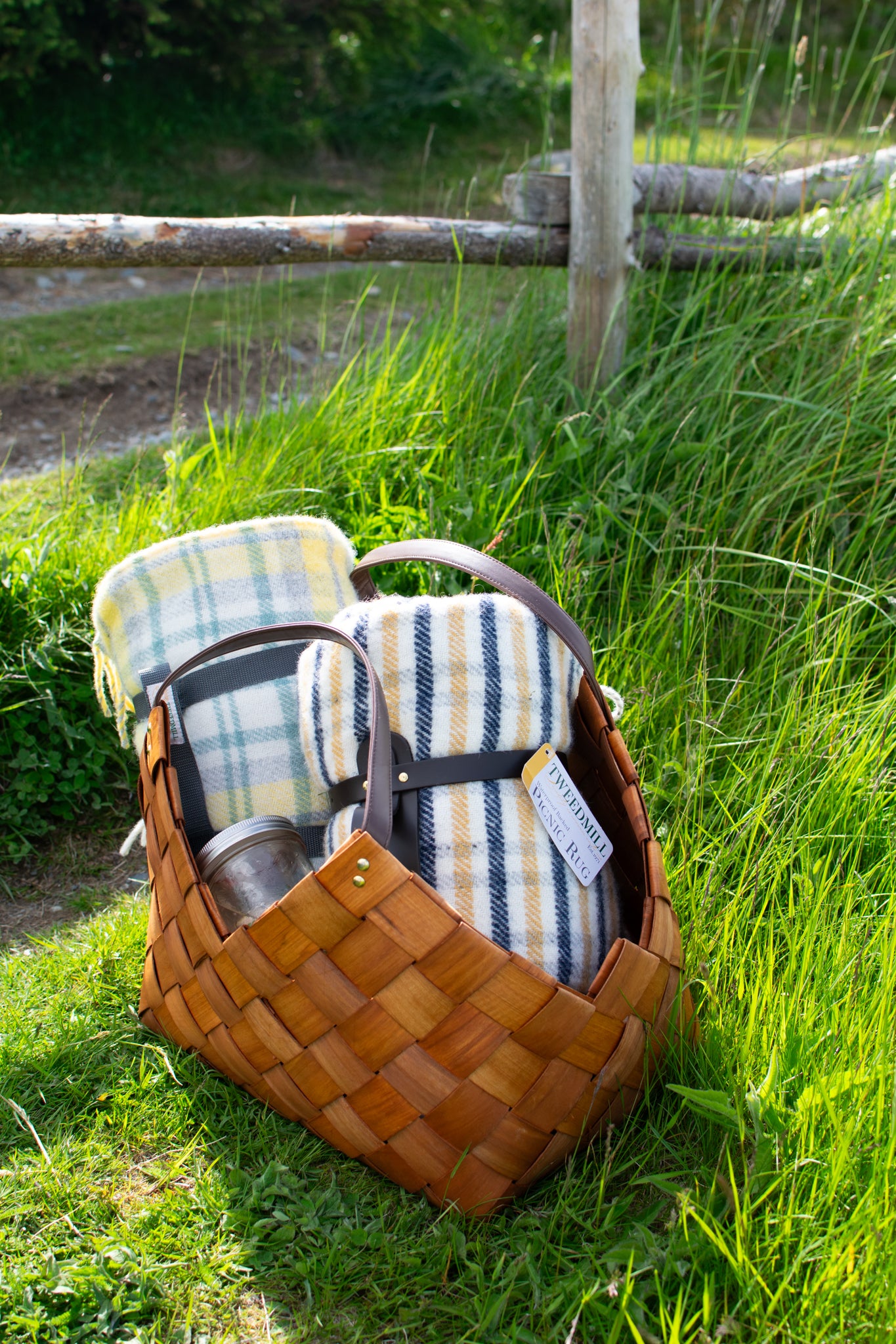 Gun Club Navy Picnic Rug