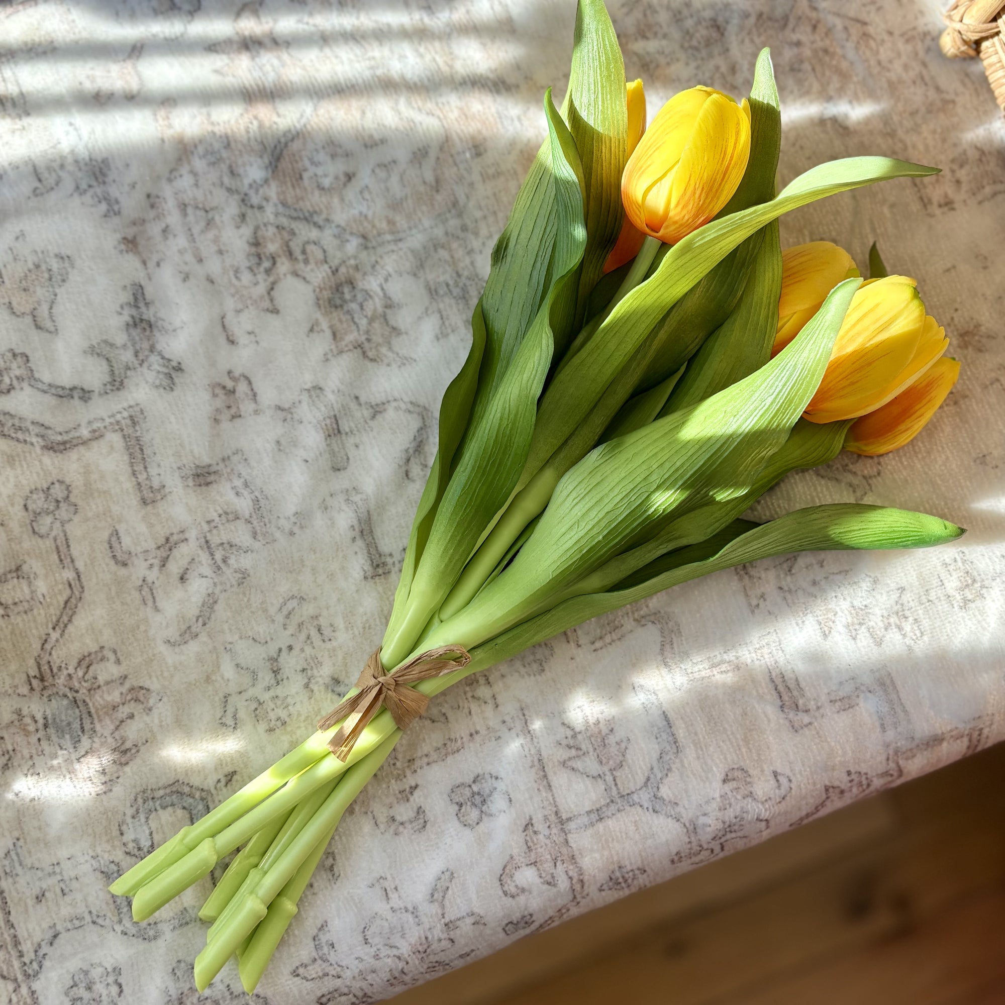 12" Fresh Touch Tulip Bundle - Sunshine Yellow