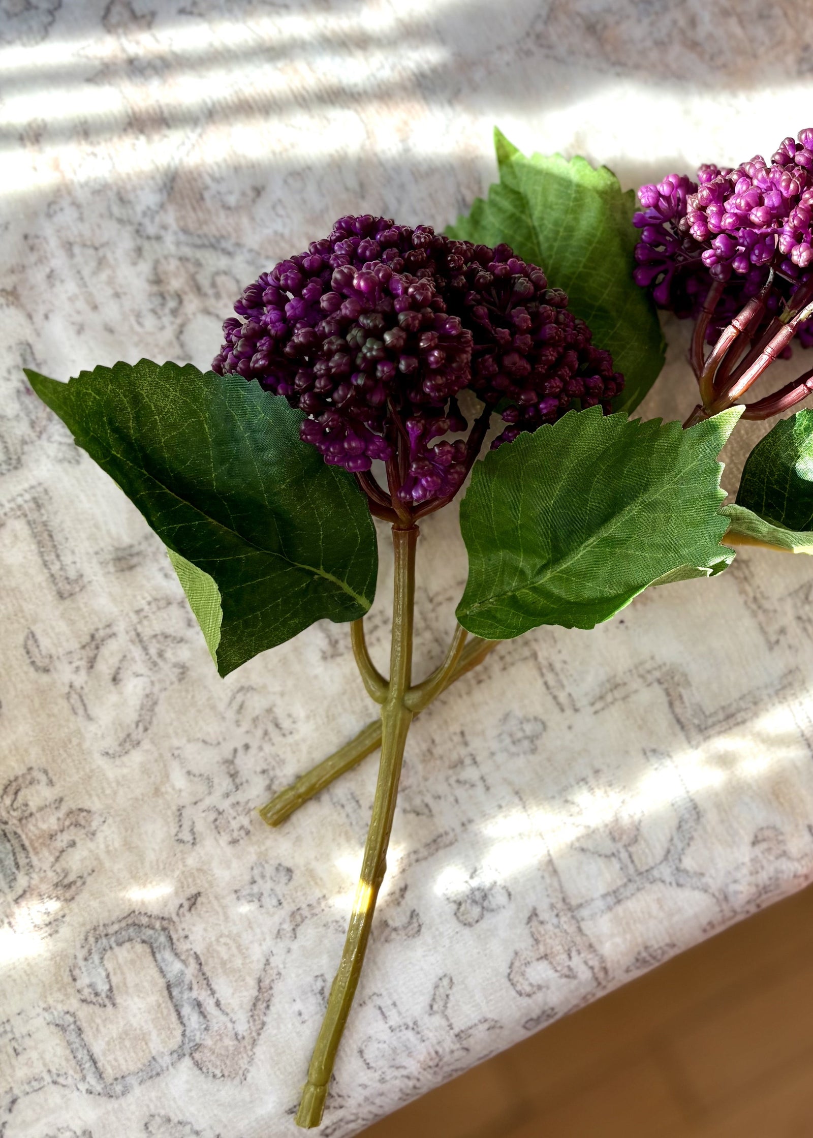 10" Seeded Hydrangea - Plum