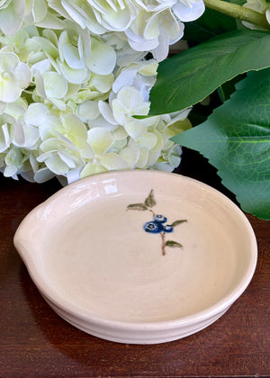 Newfoundland Blueberry - Spoon Rest - Handcrafted Pottery
