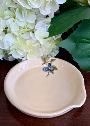 Newfoundland Blueberry - Spoon Rest - Handcrafted Pottery