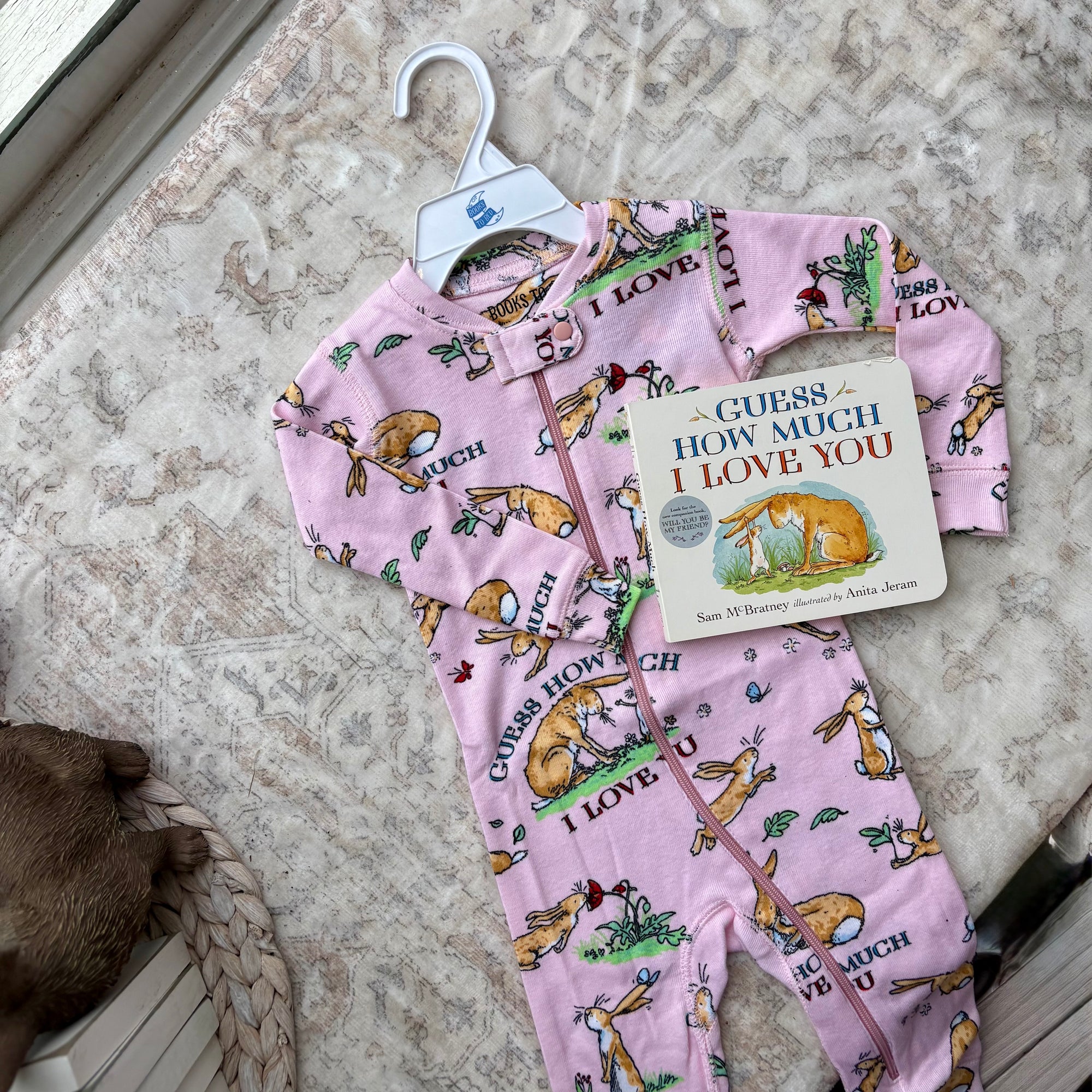 Guess How Much I Love You - Infant Coverall and Book Set