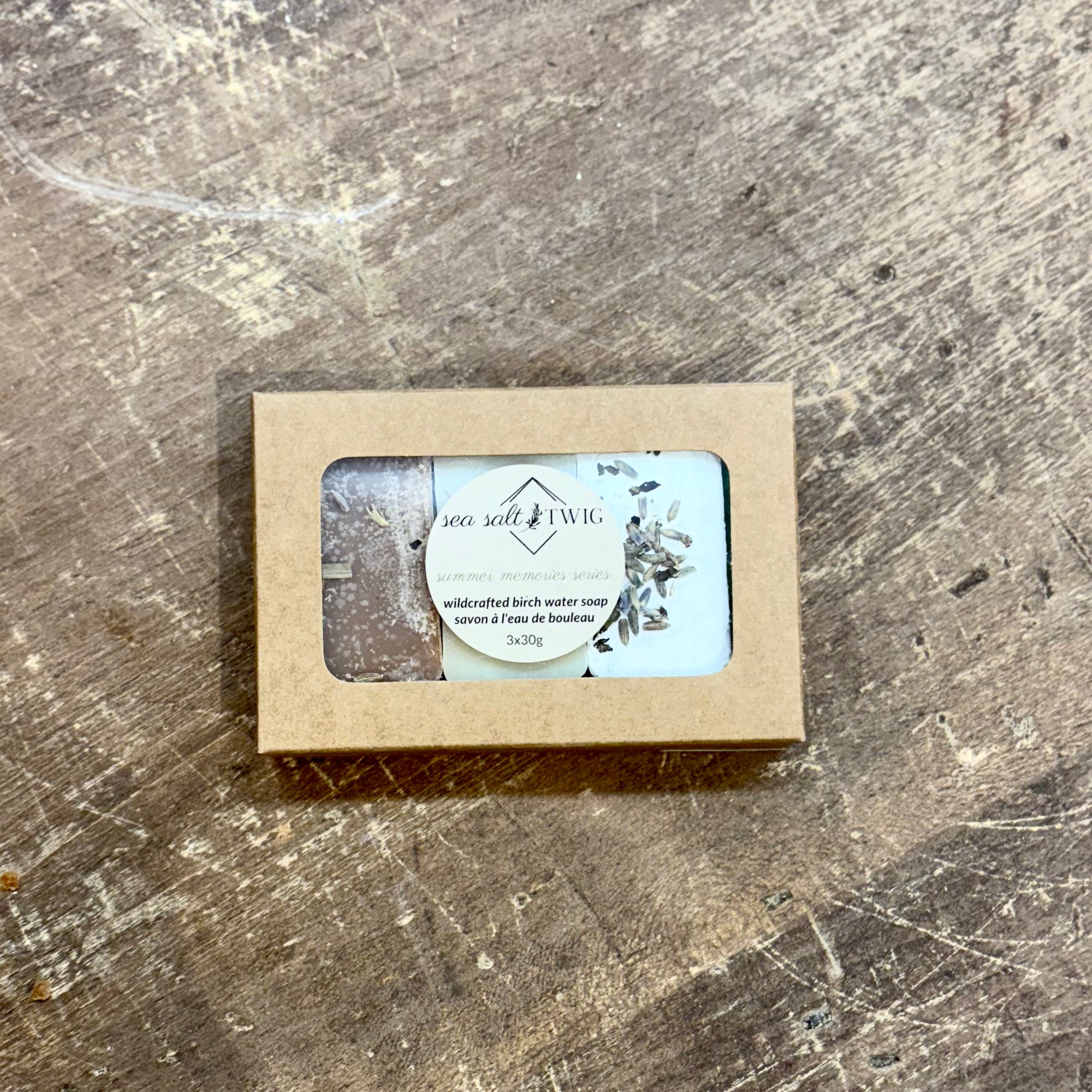 Sea Salt & Twig Infused Soap Set - Summer Memories