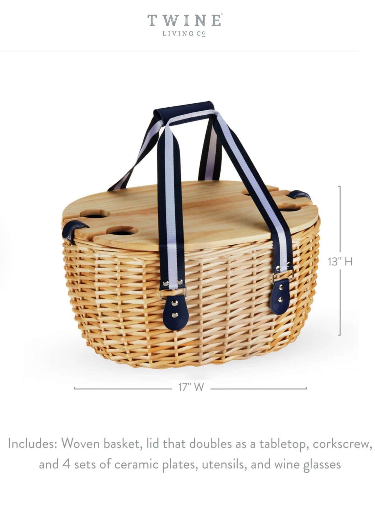 Willow Picnic Basket