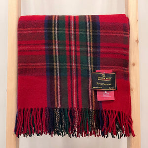 Royal Stewart - Merino Wool Tartan Blanket