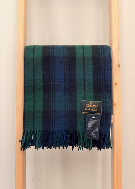 Black Watch - Merino Wool Tartan Blanket