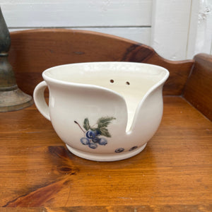 Porcelain Blueberry Yarn Bowl