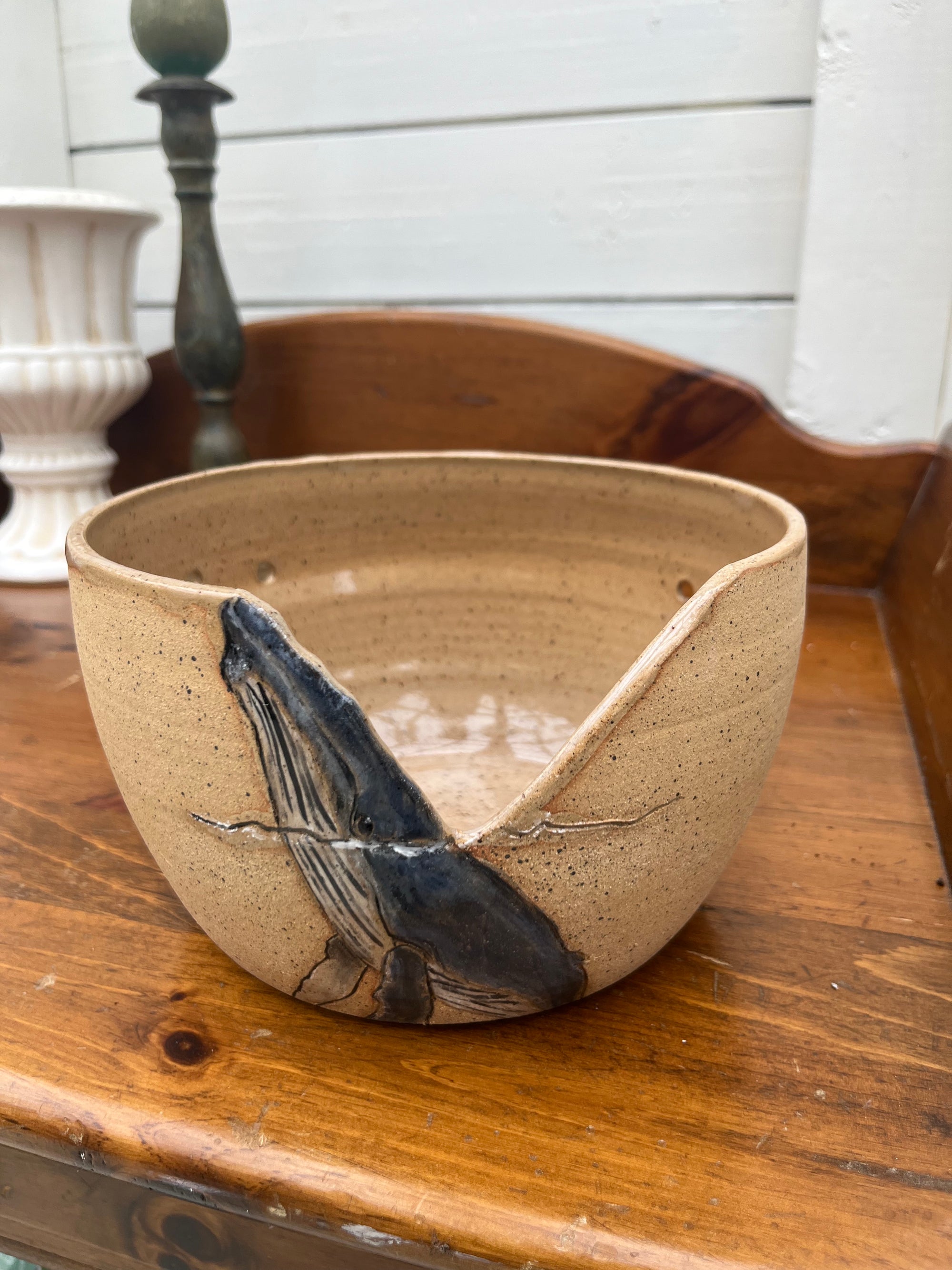 Frolicking Humpback - Yarn Bowl