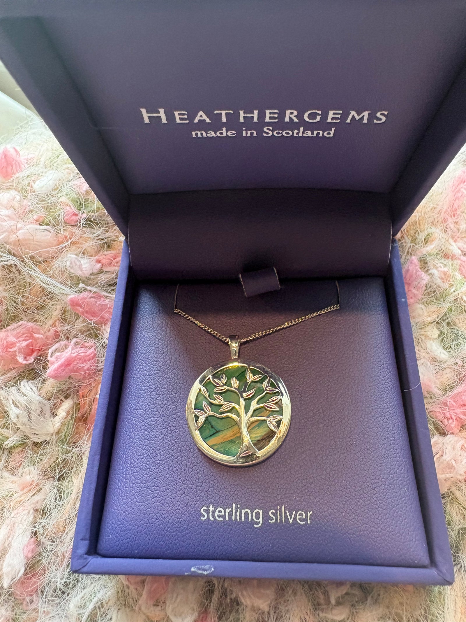 Heathergems - Silver Tree of Life Pendant