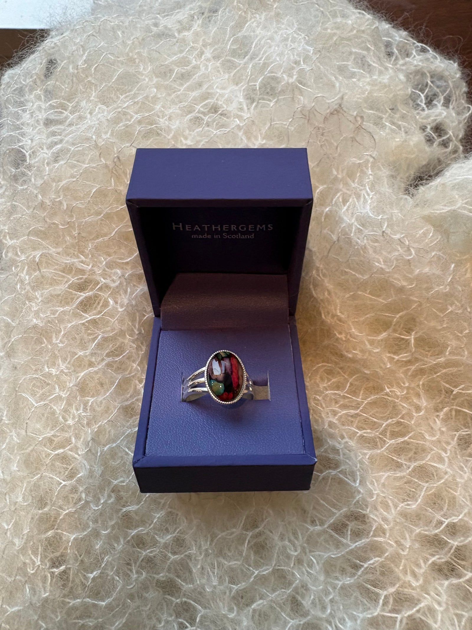 Heathergems - Oval Heather Ring