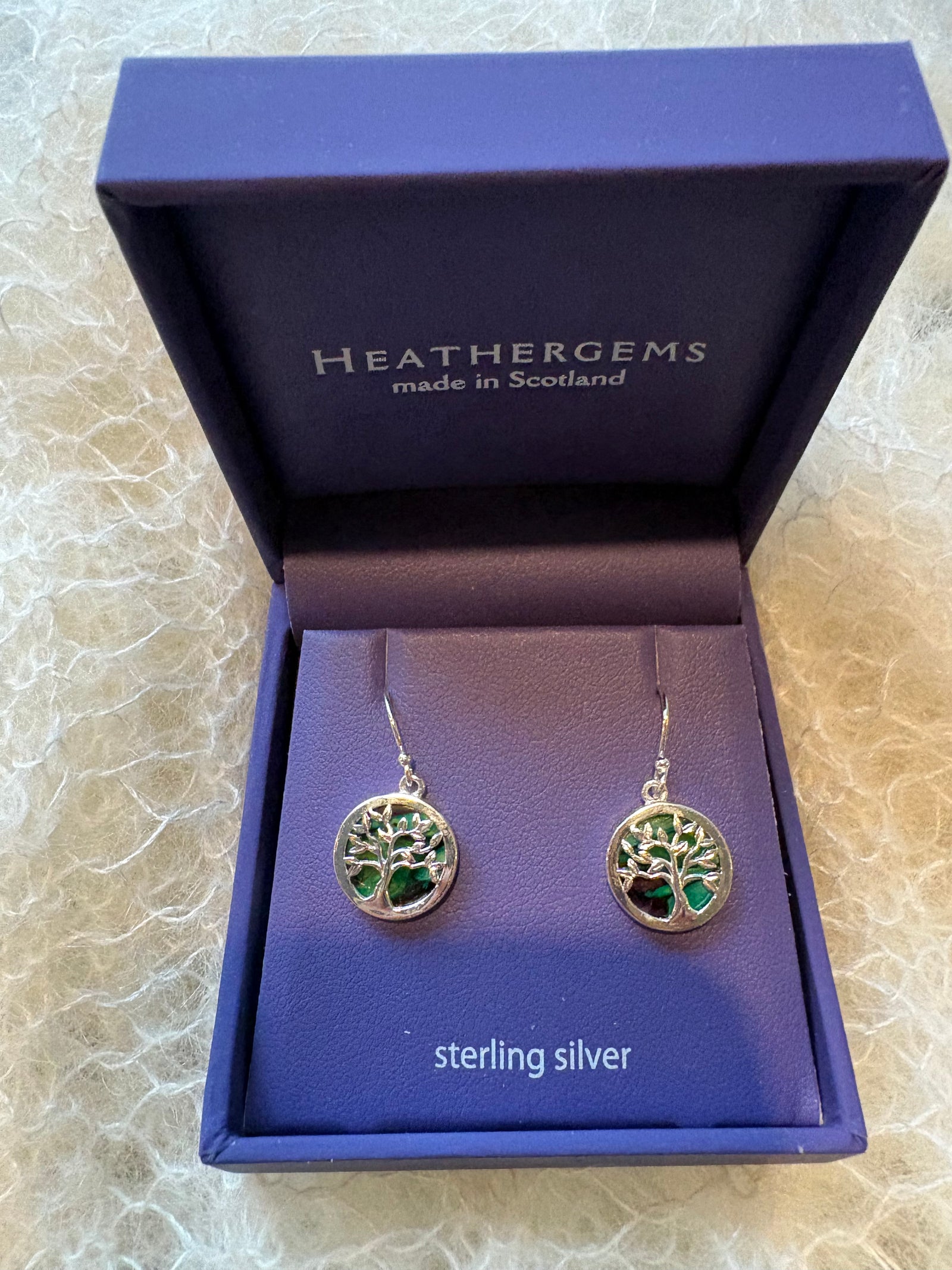 Heathergems  Tree of Life Earrings
