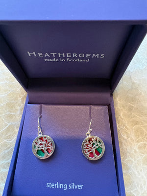 Heathergems  Tree of Life Earrings