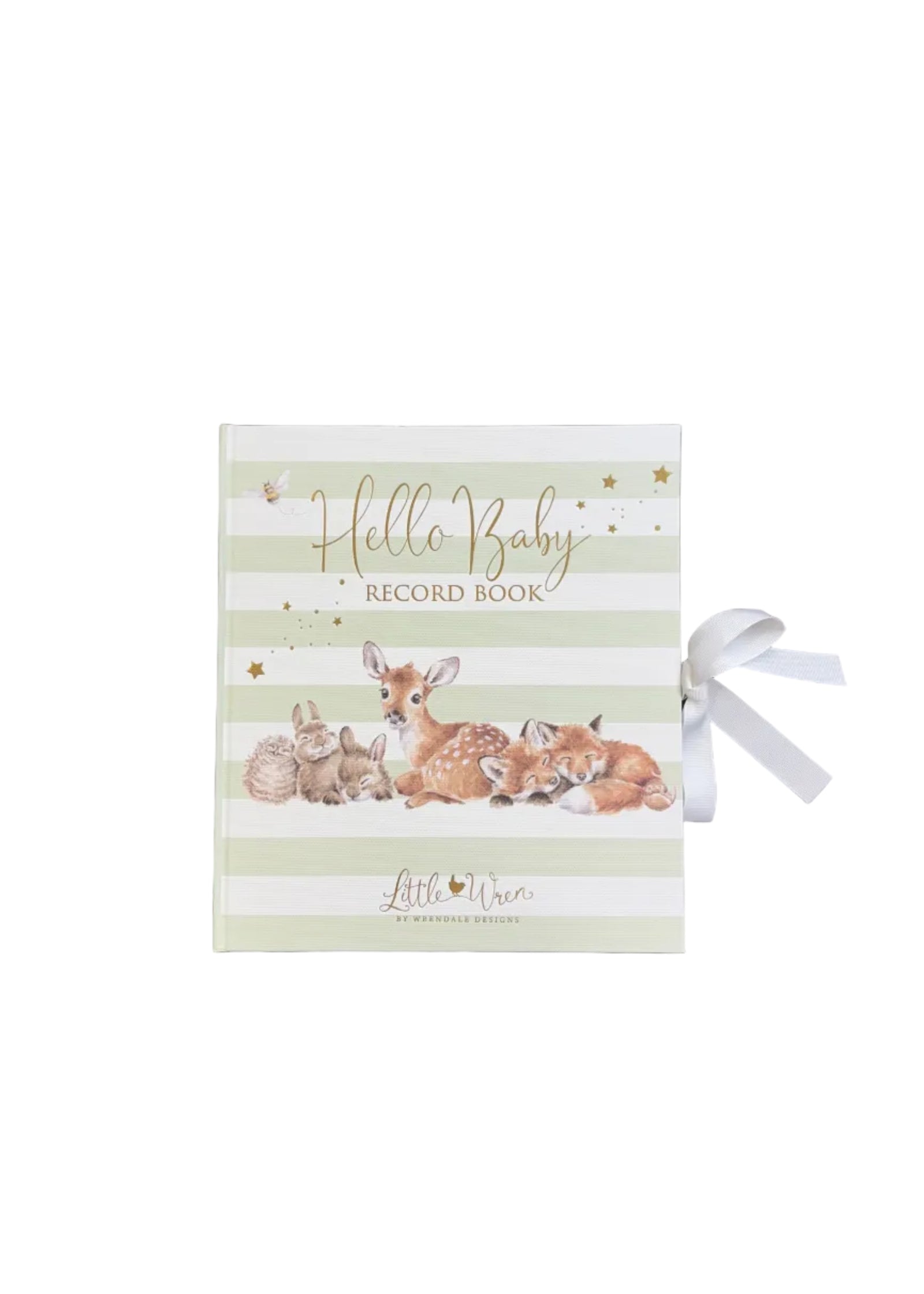 Green Baby Record Book - Little Wren Collection by Wrendale