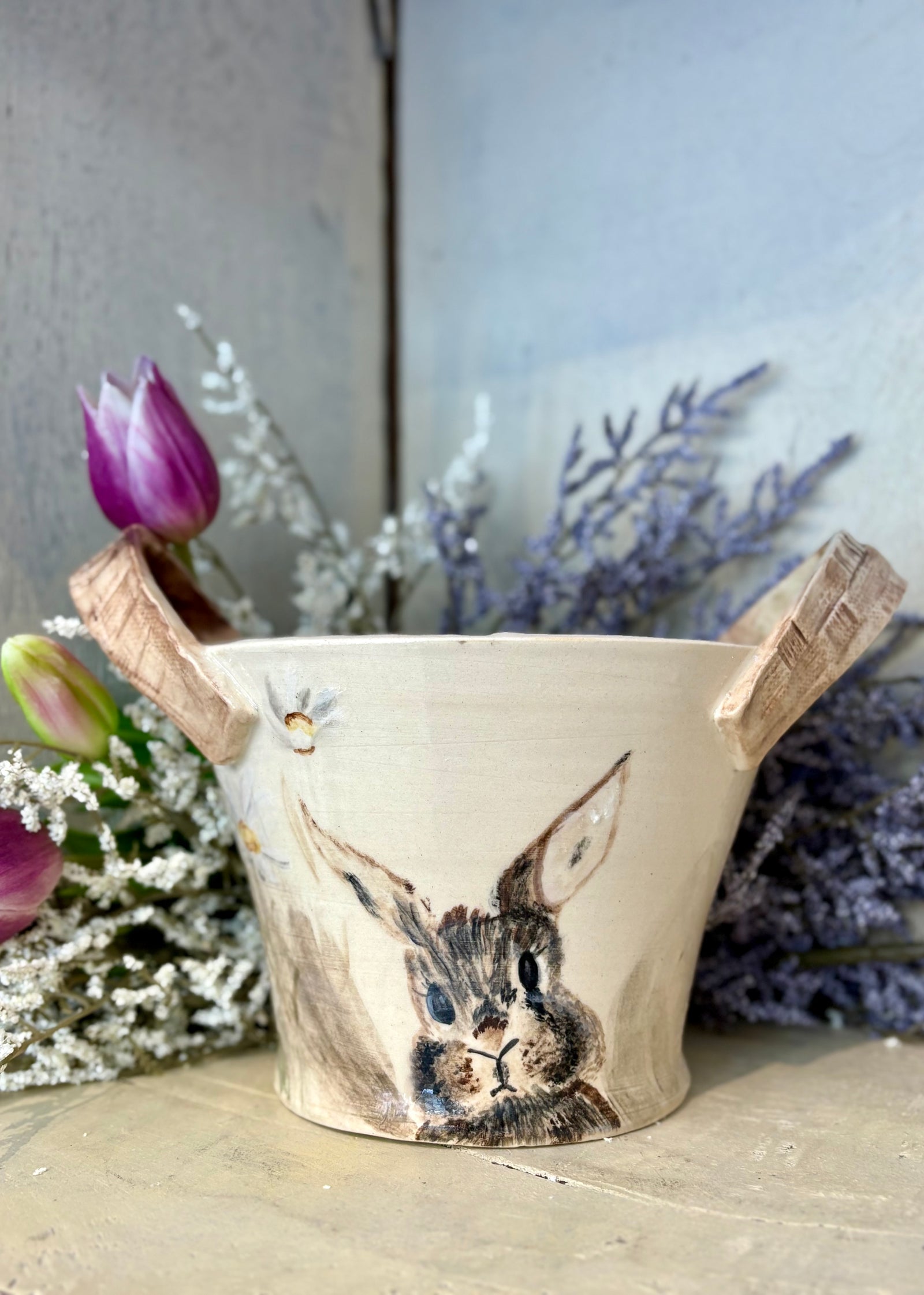 Bunny Baskets - Handcrafted Pottery